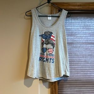 Stars, Stripes, Reproductive Rights Women’s tank top Small
